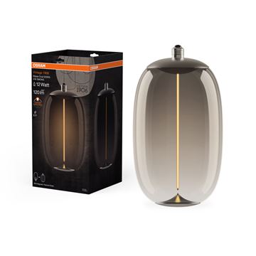 OSRAM Vintage 1906 Big Elipse Magnetic 4W=12W Smoke E27
